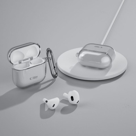 Etui Tech-Protect FlexAir do Apple AirPods 4 / 5 - Popielate