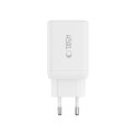Tech-Protect NC45W-GaN 2-portowa ładowarka sieciowa PD 45W biały