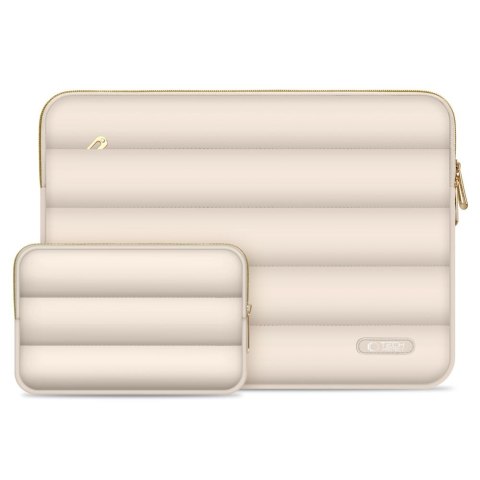 Tech-Protect Puffy etui na laptopa 13-14 cali piaskowy
