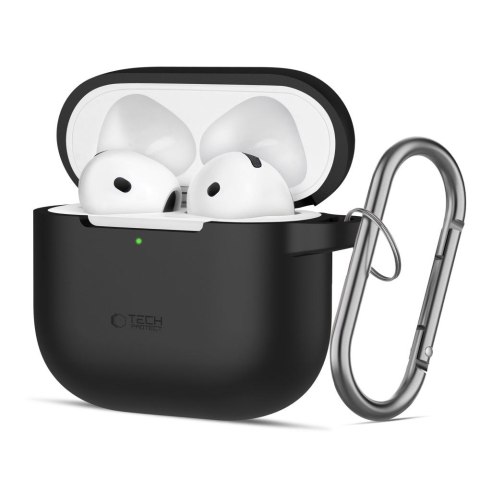 Tech-Protect Silicone Hook etui do Apple AirPods 4 / 5 czarny