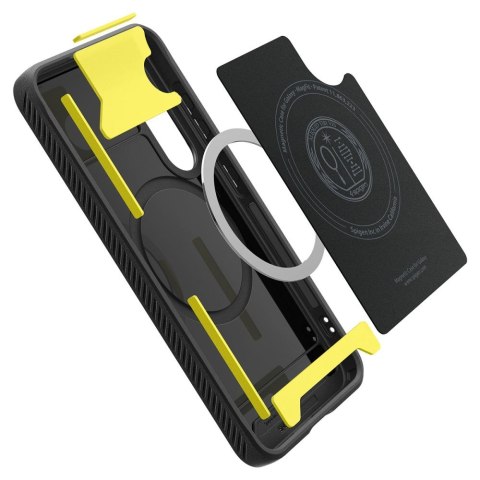 Spigen Rugged Armor Mag MagSafe Galaxy S25 - Matowy Czarny