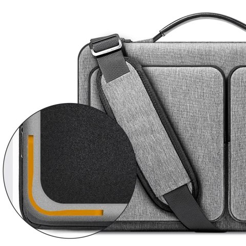 Torba na Laptopa Tech-Protect Defender Bag 15-16 Kredowoszara
