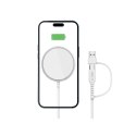 Tech-Protect Qi15W-A44 magnetyczna Ładowarka bezprzewodowa MagSafe biały