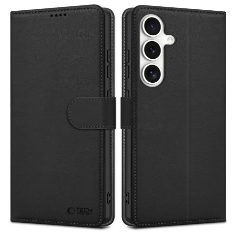 Etui Tech-Protect portfelowe Wallet do Galaxy S25 Ultra - Czarne