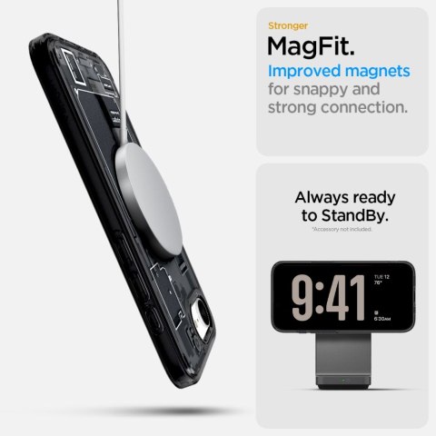 Spigen Ultra Hybrid Mag MagSafe iPhone 16e - Zero One czarny