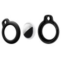 Tech-Protect Rough 2-pak etui do Apple AirTag 1 / 2 czarny