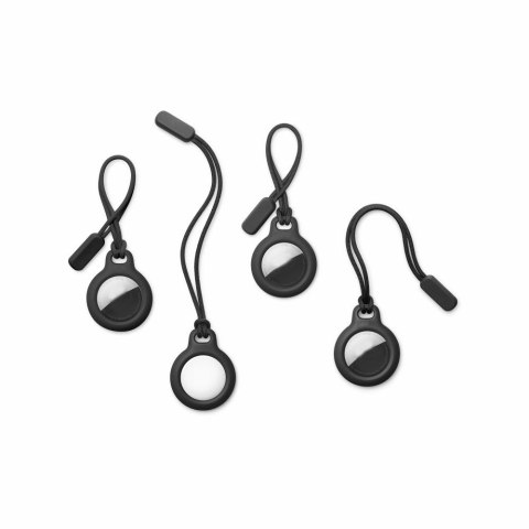 Tech-Protect Rough Chain 2-pak zawieszka z łańcuszkiem do Apple AirTag 1 / 2 czarny