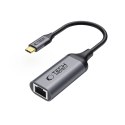 Tech-Protect UltraBoost Adapter USB-C do Ethernet RJ45 1000Mbps Czarny