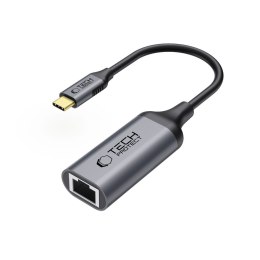 Tech-Protect UltraBoost Adapter USB-C do Ethernet RJ45 1000Mbps Czarny