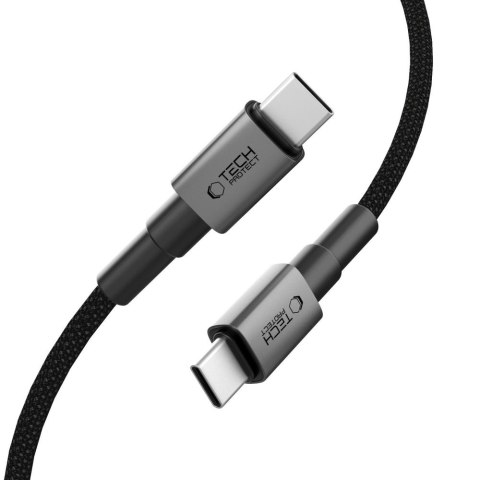 Tech-Protect UltraBoost DNA Kabel USB-C do USB-C PD 60W / 3A 100cm Ciemnoszary