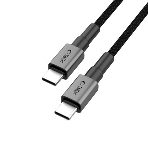 Tech-Protect UltraBoost DNA Kabel USB-C do USB-C PD 60W / 3A 100cm Ciemnoszary