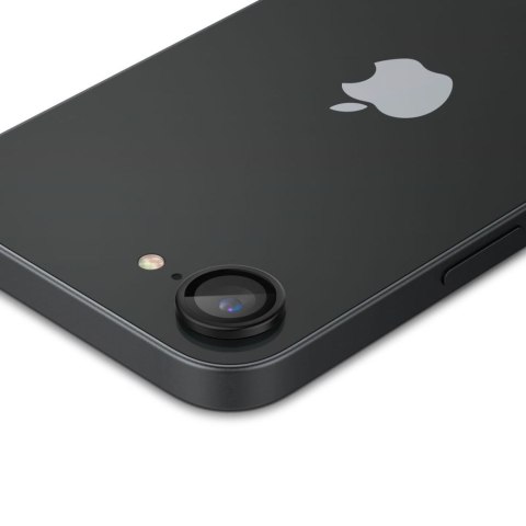 Osłona Aparatu Spigen Optik Pro Glas.tR 'EZ Fit' Camera Protector 2-Pack iPhone 16e - Czarna
