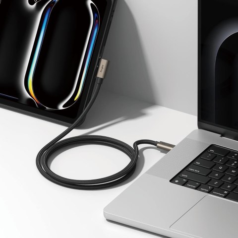 Kabel kątowy Ringke USB-C 3.2 Gen 2x2 PD 240W 2m czarny