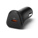 Spigen Essential EV301 1-Port Car Charger 30W - Czarny