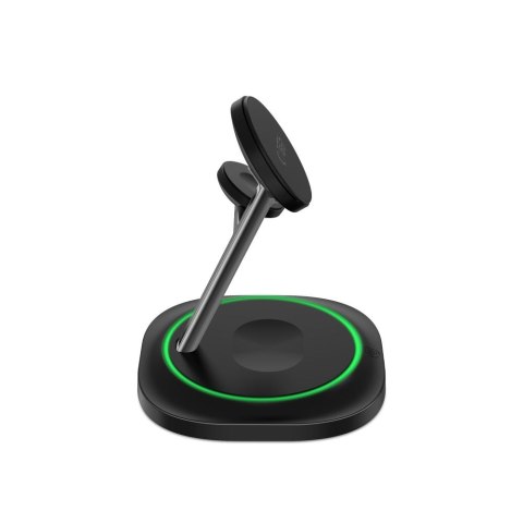 Tech-Protect Qi15W-A46 3w1 magnetyczna Ładowarka bezprzewodowa MagSafe czarny