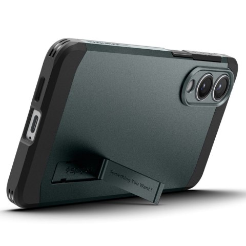 Spigen Tough Armor MagSafe Galaxy S25 Edge - Zielony