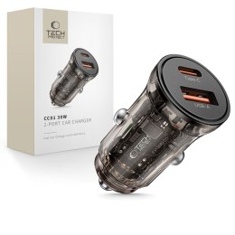 Ładowarka Samochodowa Tech-Protect CC01 2-Portowa PD 30W / QC3.0 - Czarna