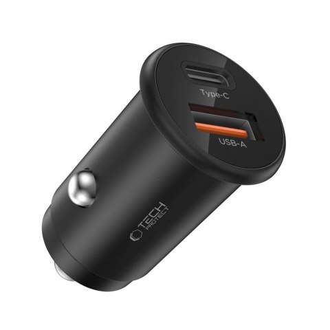 Ładowarka Samochodowa Tech-Protect CC02 2-Portowa PD 35W / QC3.0 - Czarna