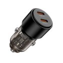 Ładowarka Samochodowa Tech-Protect CC03 2-Portowa PD 100W - Czarna