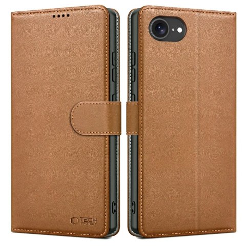 Tech-Protect portfelowe Wallet iPhone 16e Brązowy