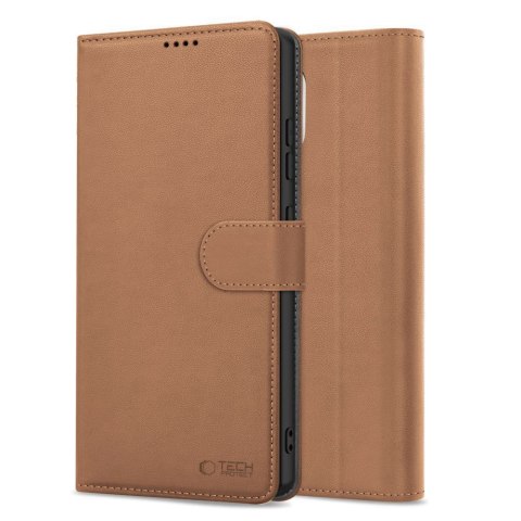 Tech-Protect portfelowe Wallet iPhone 16e Brązowy