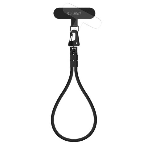 Smycz na Nadgarstek Tech-Protect C8S Rope Wrist Strap - Czarna