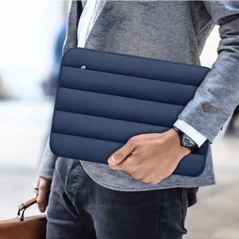 Tech-Protect Fluffy Laptop 13-14 Niebieski Granatowy
