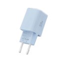 Tech-Protect NCM33 2-portowa ładowarka sieciowa PD 23W / QC3.0 błękitny