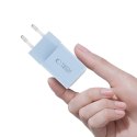 Tech-Protect NCM33 2-portowa ładowarka sieciowa PD 23W / QC3.0 błękitny