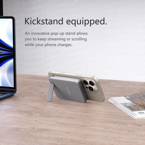 Tech-Protect PB15 LifeMag MagSafe power bank 10000mAh szary kosmiczny