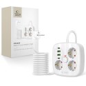 Listwa Zasilająca Tech-Protect PCS3X4 2x USB + 2x USB-C + 3x Gniazdo 200cm - Biała