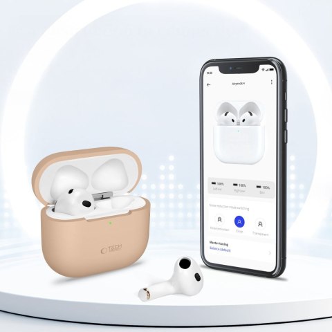 Tech-Protect Silicone etui do Apple AirPods 4 / 5 czarny