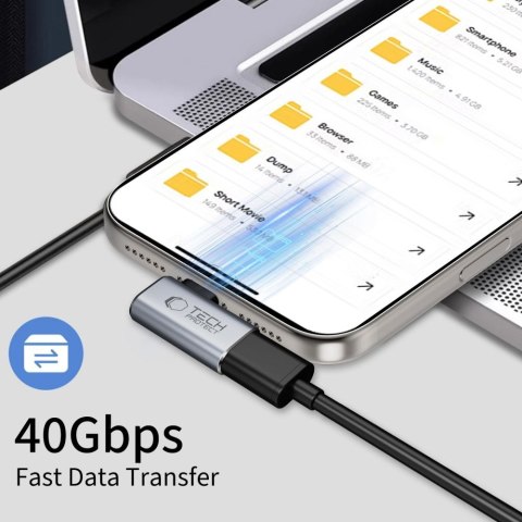 Tech-Protect UltraBoost AA01 Adapter K?towy USB-C Szary
