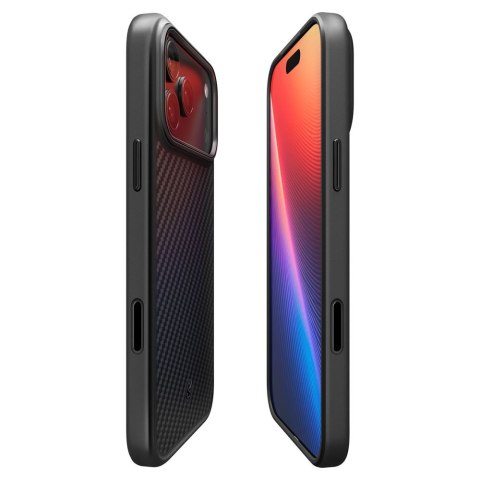 Etui Spigen Enzo Aramid "T" Mag MagSafe iPhone 17 Pro Czarne