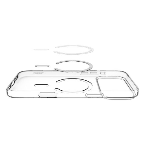 Etui Spigen Liquid Crystal Mag MagSafe iPhone 17 Pro Max Przezroczysto-Bia?e
