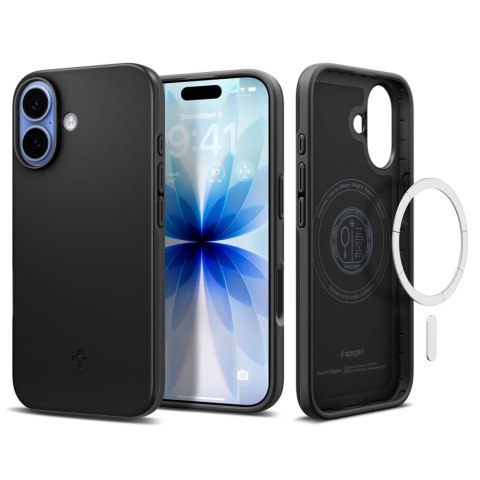 Etui Spigen Thin Fit Mag MagSafe iPhone 17 Czarne