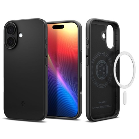 Etui Spigen Thin Fit Mag MagSafe iPhone 17 Czarne