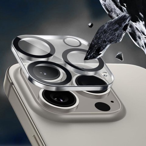 Osłona Aparatu Tech-Protect Cam Fit+ do iPhone 14 / 14 Plus / 15 / 15 Plus - Przezroczysta