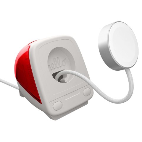 Stojak ładujący Spigen Classic C1 do Apple Watch rubinowy