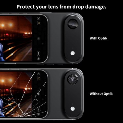 Osłona Aparatu Tech-Protect CamRing Fit+ do iPhone Air - Czarna