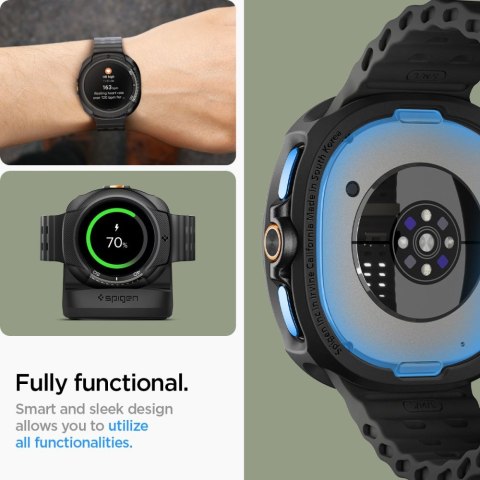 Spigen Liquid Air Samsung Galaxy Watch 8 Classic (46 mm) - Matowy Czarny