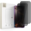 Szkło Prywatyzujące Tech-Protect Glass Spy+ 2-Pack do iPhone 16 Pro / 17 / 17 Pro - Prywatyzujące