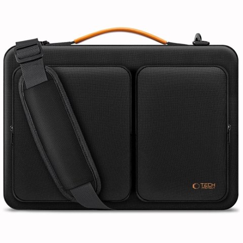 Torba na Laptopa Tech-Protect Defender Bag 13-14 Czarno-Pomara?czowa