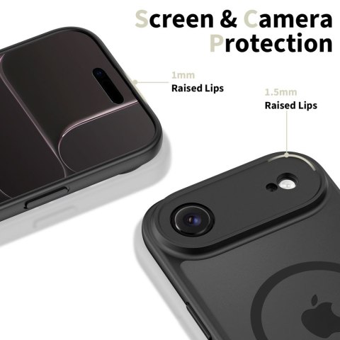 Etui Tech-Protect BasicMag MagSafe do iPhone Air - Matowe Czarne