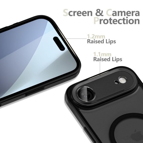 Tech-Protect MagCam MagSafe iPhone Air matowy czarny