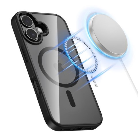 Tech-Protect MagMat MagSafe iPhone 17 czarno-przezroczysty