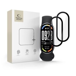 Szkło Hybrydowe Tech-Protect Glass Flex+ 2-Pack do Xiaomi Smart Band 10 / 10 NFC - Czarne