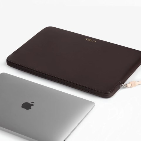 Pokrowiec na Laptopa Tech-Protect Fleece 13-14 - Czekoladowy
