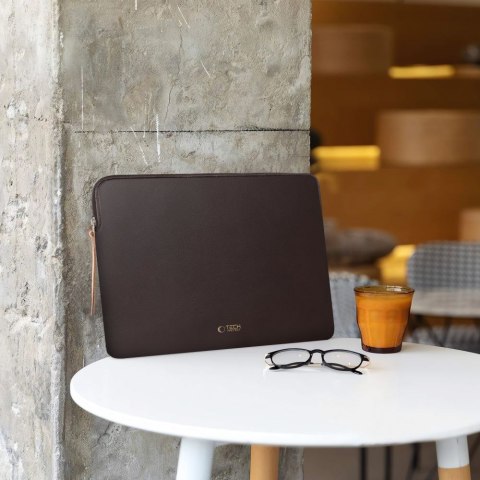 Pokrowiec na Laptopa Tech-Protect Fleece 13-14 - Czekoladowy