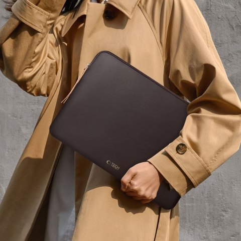Pokrowiec na Laptopa Tech-Protect Fleece 13-14 - Czekoladowy